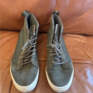 Vans Olive High-Top Sneakers